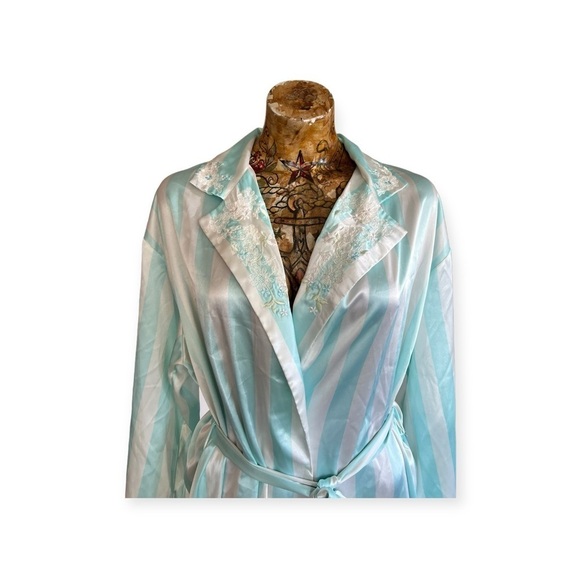 Natori retro vintage style robe intimate sleepwear small - Picture 2 of 10